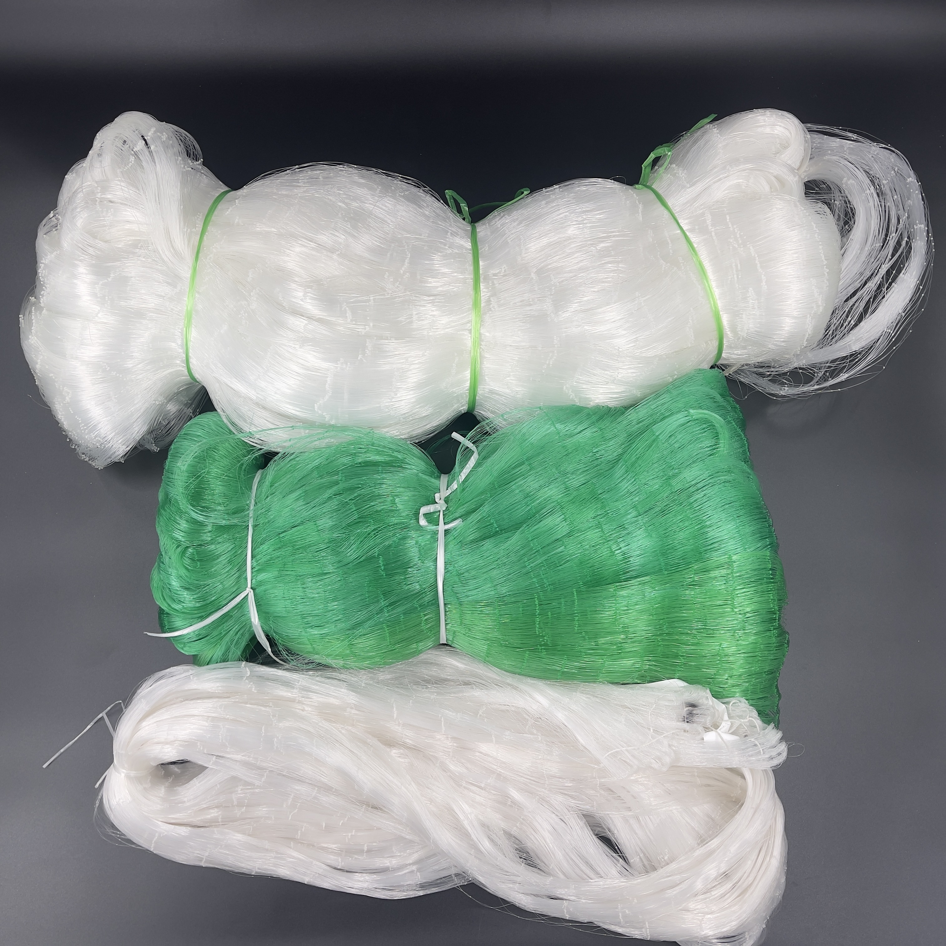 High quality export Korean fishing net nylon monofilament double knot fish net piece shrimp net