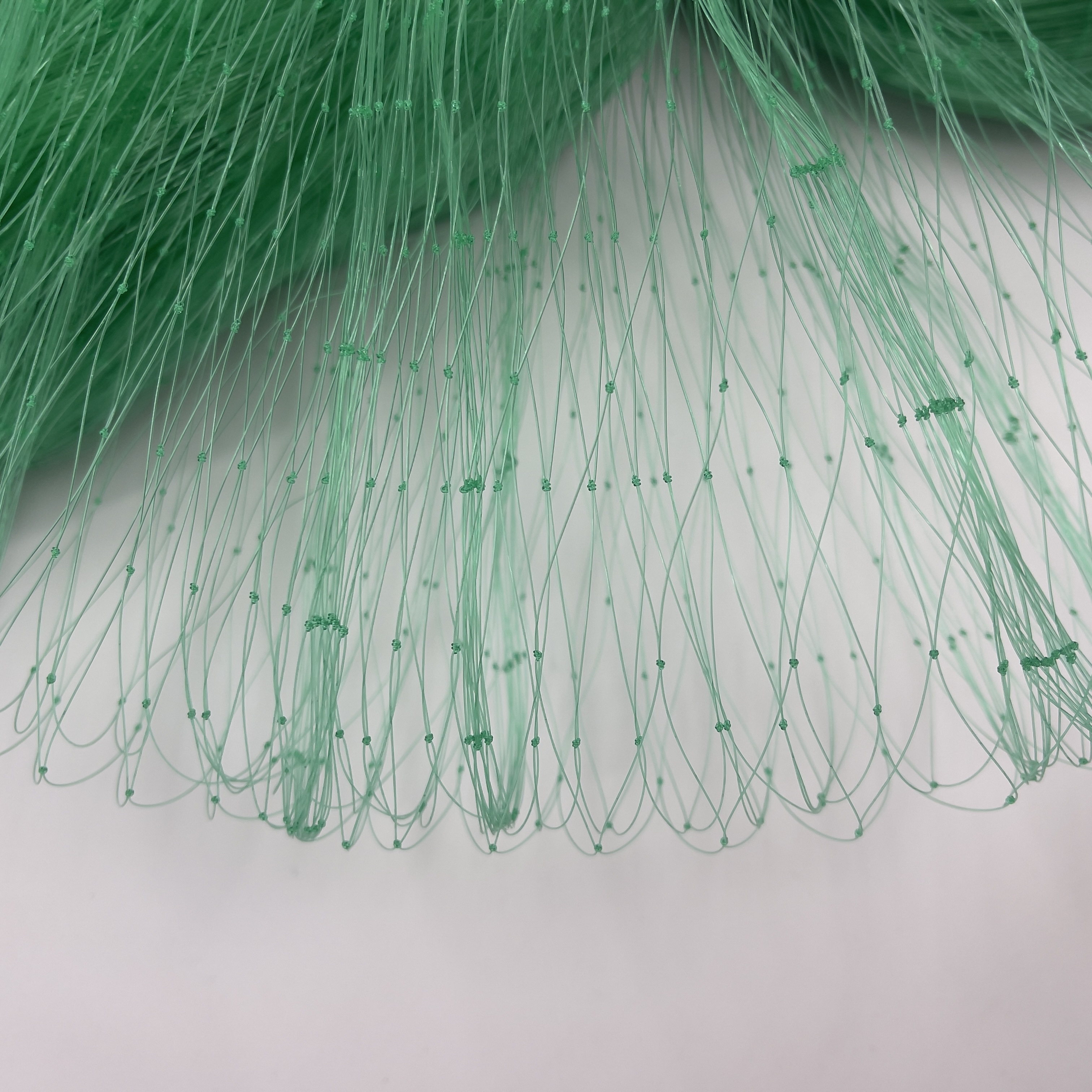 High quality export Korean fishing net nylon monofilament double knot fish net piece shrimp net