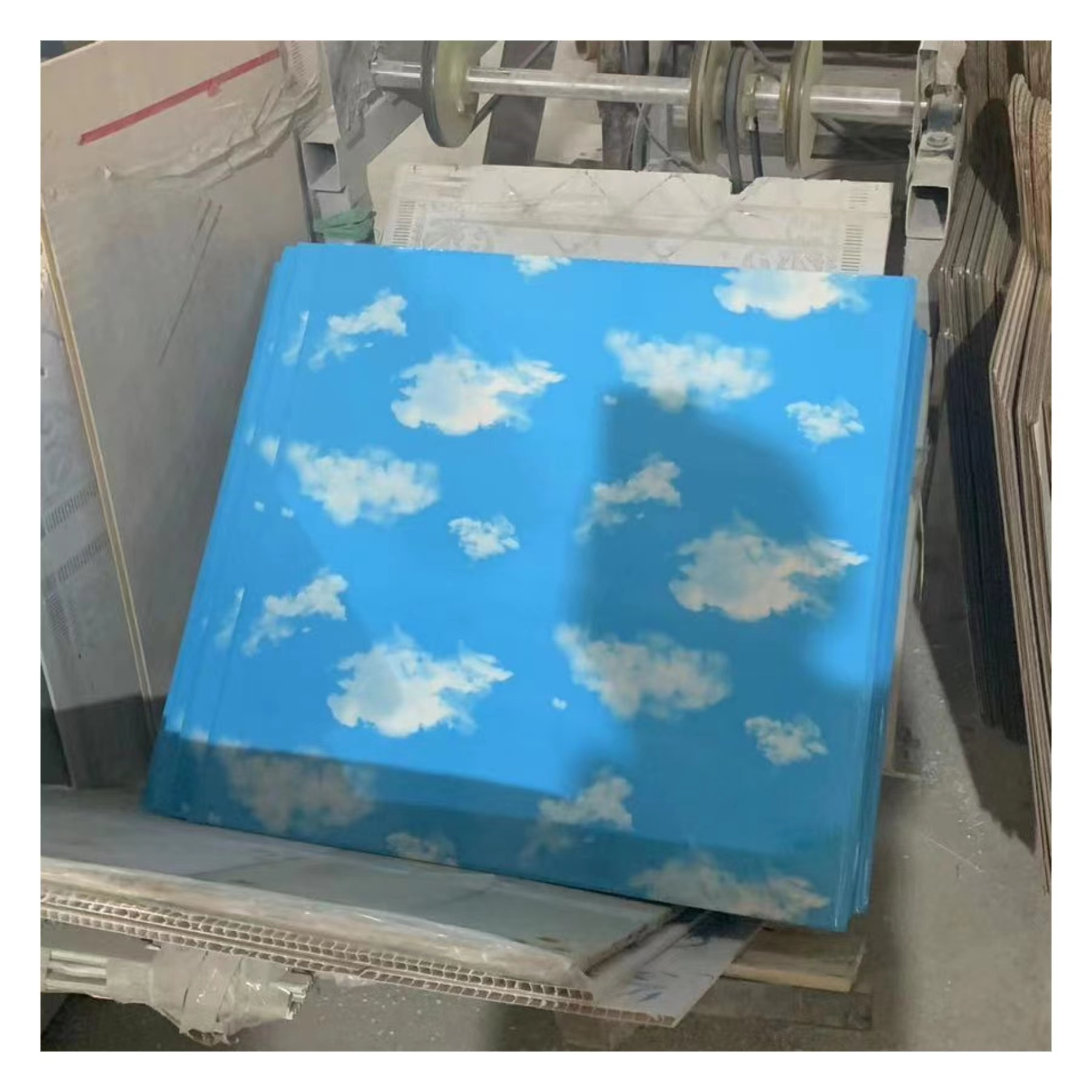 High Quality Indoor Interior Decorative PVC Laminated Gypsum Ceiling Tiles