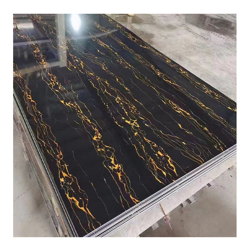 China Factory Supply for interior decoration Laminate Sheet UV Marble Sheet Pvc Wall Panel UV board