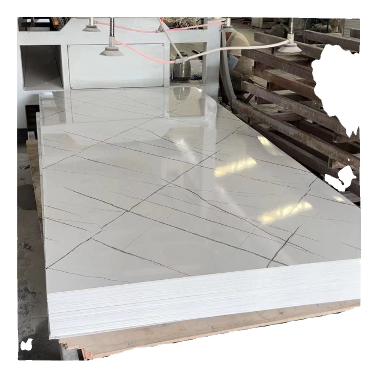 China Factory Supply for interior decoration Laminate Sheet UV Marble Sheet Pvc Wall Panel UV board