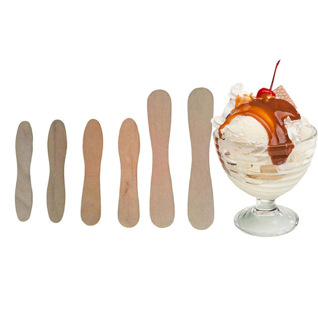 Chinese Manufacturer Supply Wooden Spoon Ice Cream Scoop Wooden Ice Cream Spoon