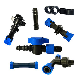 Offtake Valve Bypass Barb Micro Valves Agricultural Farm Garden Irrigation Dn16Mm Mini Ball For Pe Pipe