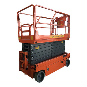 2023 Factory Customized electric hydraulic Aerial Scissor Lift Lifting Platform self propelled lifter electric scaffolding lift