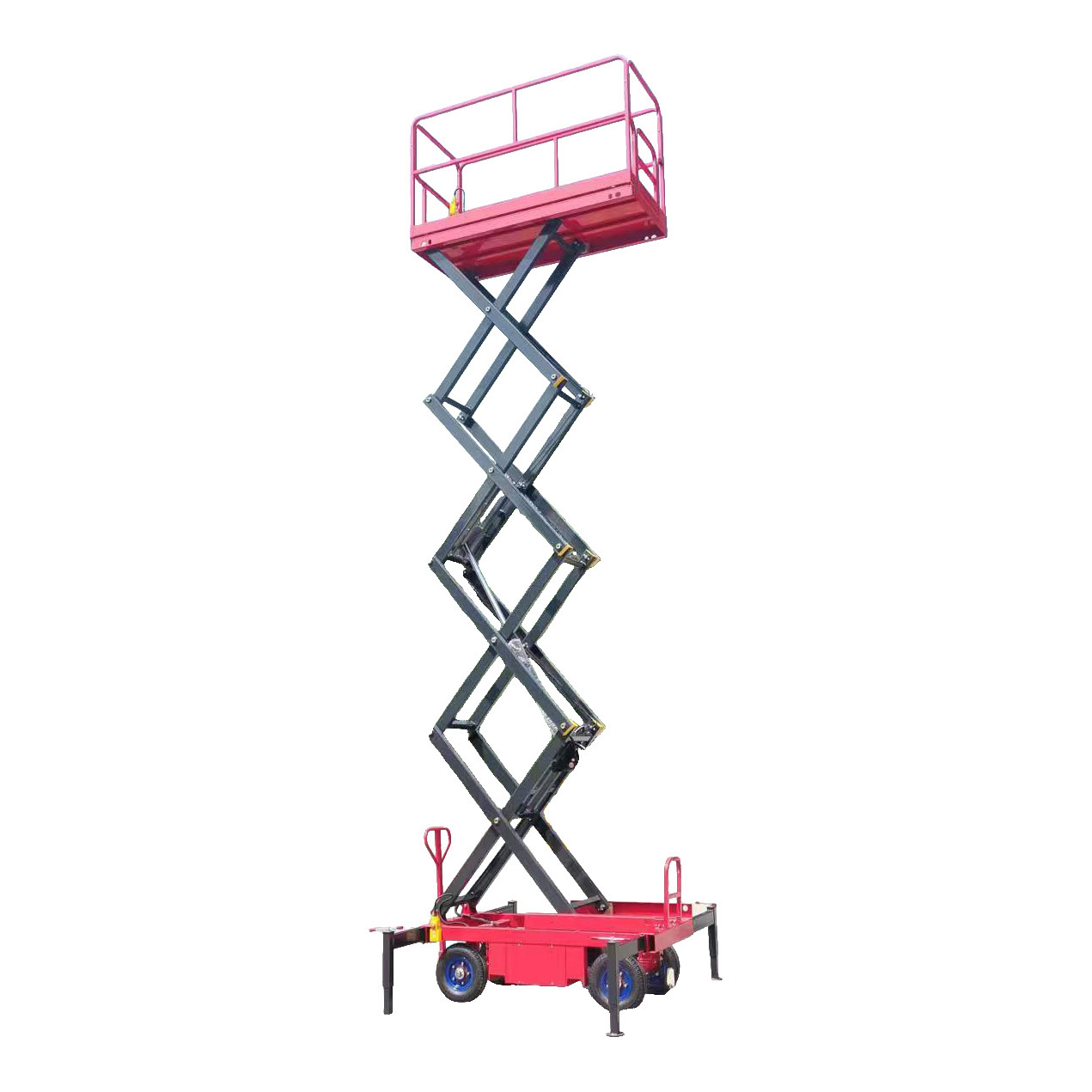 Scaffolding hydraulic lifting Automatic Crawler Tracked Aerial Elevating Work Platform electric self propelled scissor lift