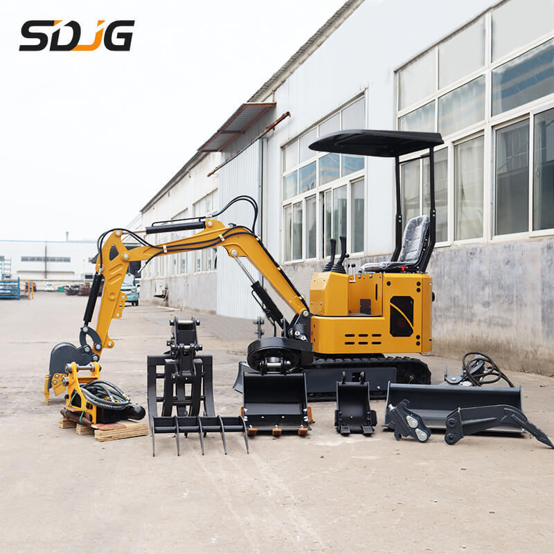 Free Shipping EPA Excavator 3.5Ton 4 Ton Kubota Engine Crawler Digger Farm Used Minibagger 1 Ton Mini Excavator For Sale