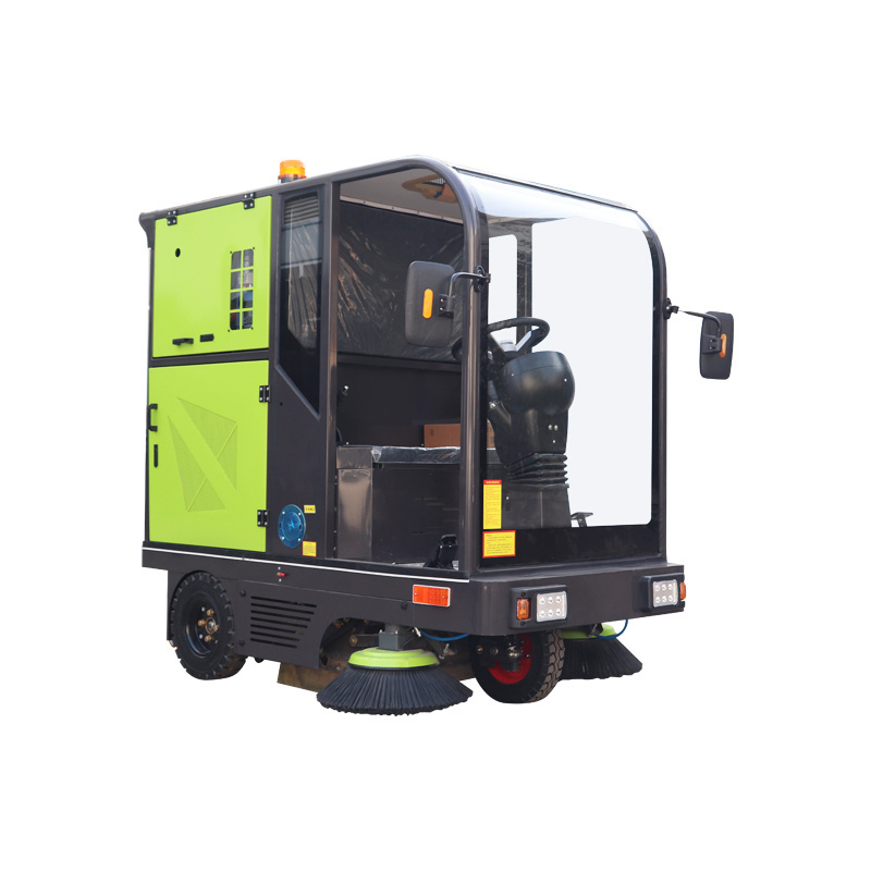 Small electric sweeper multifunctional road cleaning vehicle