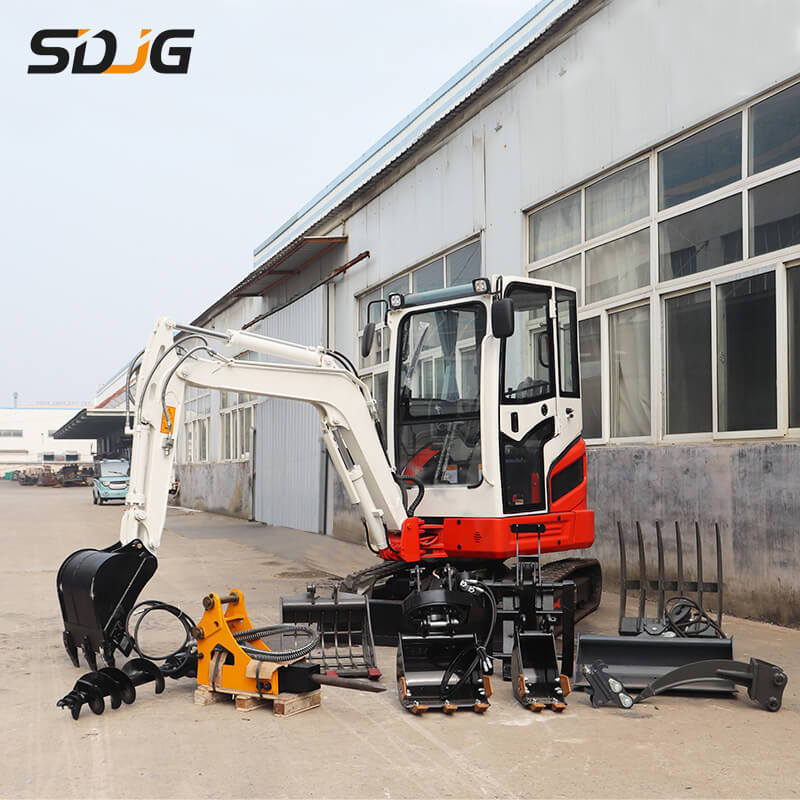 Free Shipping EPA Excavator 3.5Ton 4 Ton Kubota Engine Crawler Digger Farm Used Minibagger 1 Ton Mini Excavator For Sale