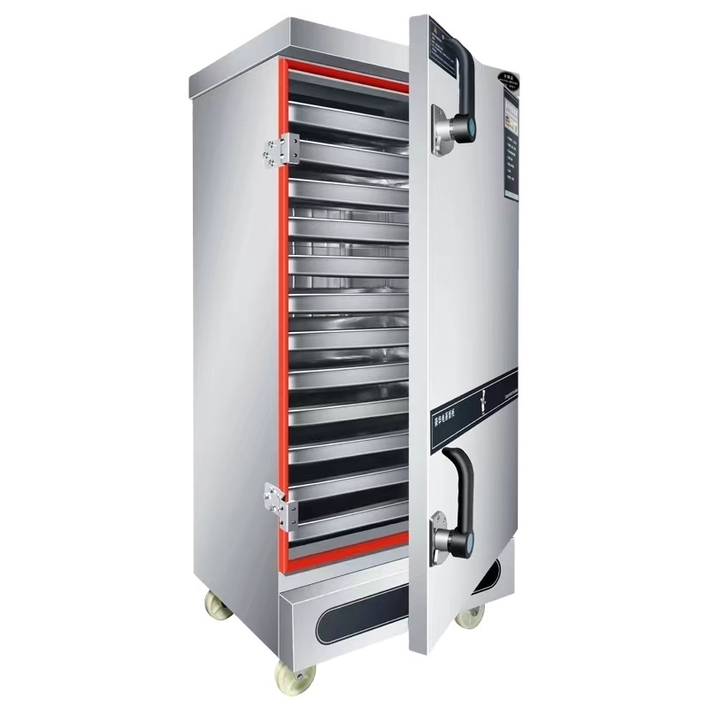 Commercial rice steamer cabinet Industrial Food Steamer 6/8/10/12/24 trays rice steaming machine