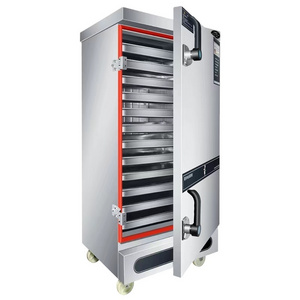 Commercial rice steamer cabinet Industrial Food Steamer 6/8/10/12/24 trays rice steaming machine