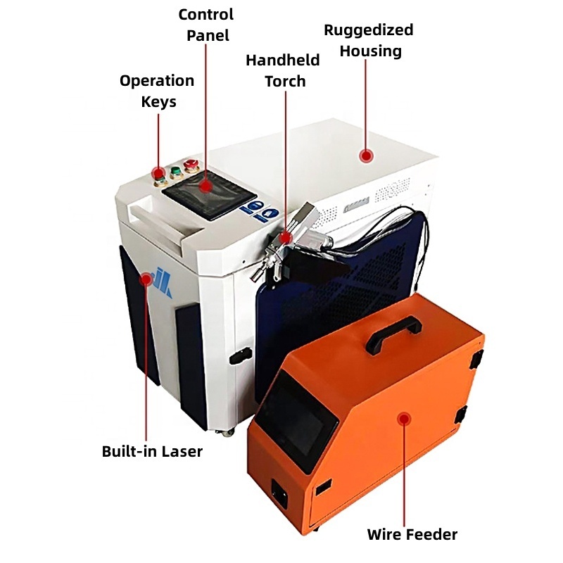 4 in 1 Portable Laser Welder Handheld Laser Welding Machine Price Portable Laser Welding Cleaning Cutting Rust Removal Machine