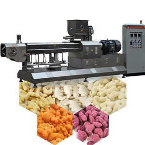 Industrial Twin Screw Extruder Puffed Snacks Food Machine