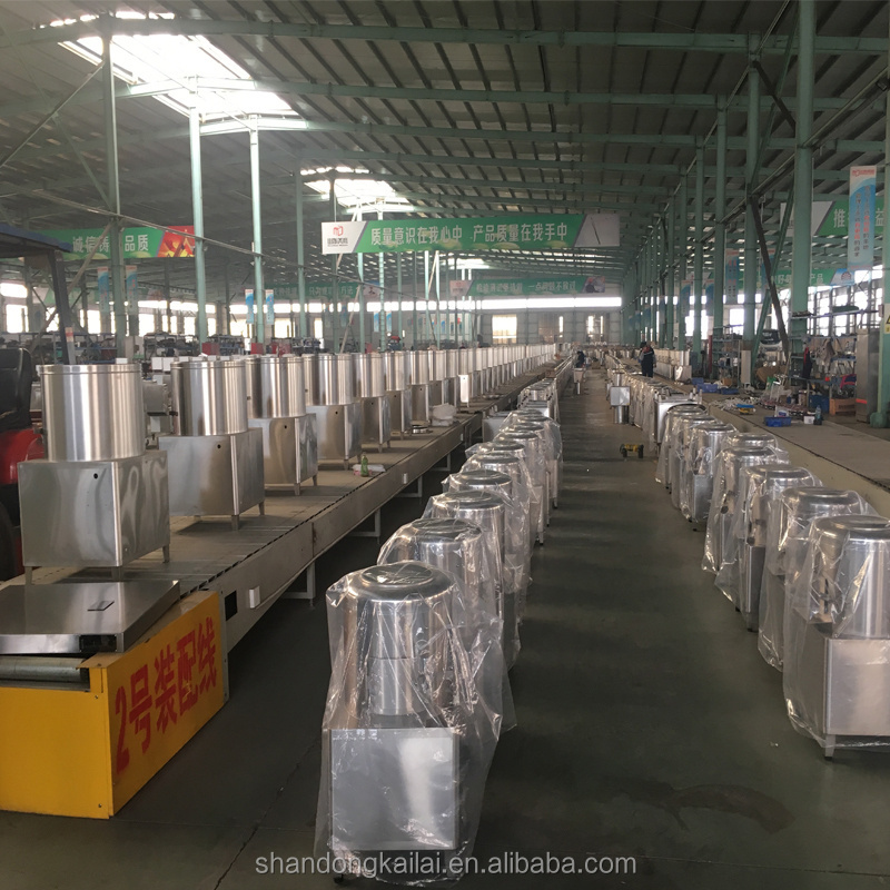 Full automatic stainless steel french fries machine production line fresh potato chips processing plant