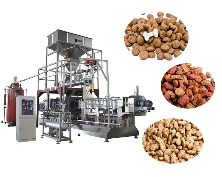 Fully Automatic Factory Supply  Pet Food Processing Machine Dog Food Making Machine