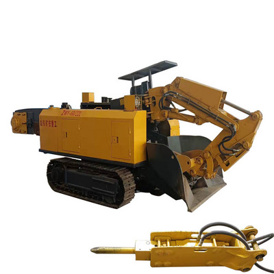 China coal mine tunnel crawler mucking loader Mining slag raking machine