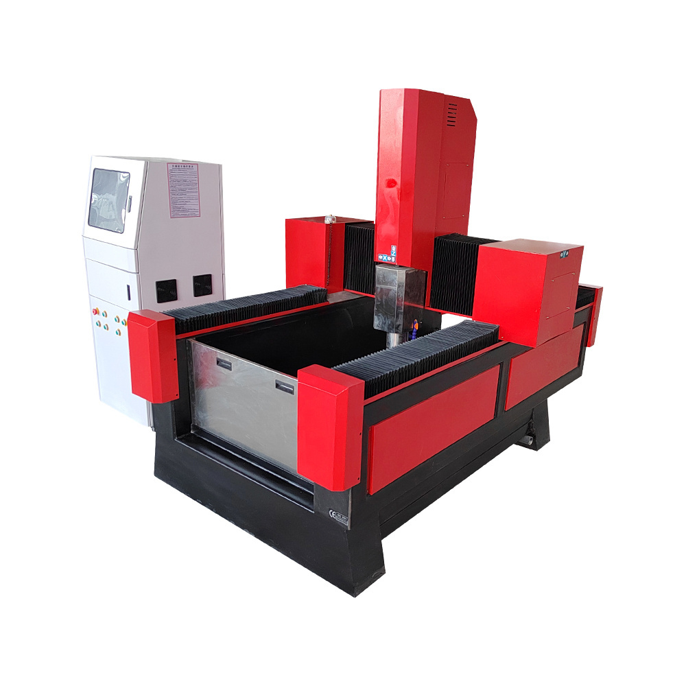 China sale 9015 marble granite headstone carving milling edge polishing machinery CNC Stone engraving machine