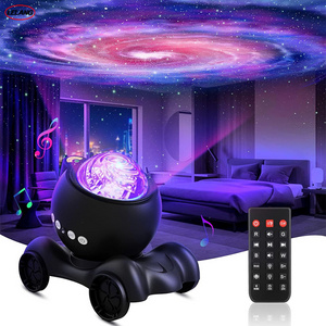 Low MOQ LED Projector Night Light Projector Adjustable Star Projector Built-in Bluetooth Speaker Galaxy Night Lights For Kids