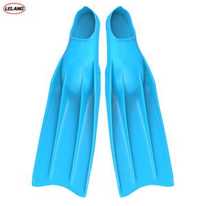 Free diving frog shoes Pure silicone long flippers Competitive diving Pro version of scuba Deep diving equipment