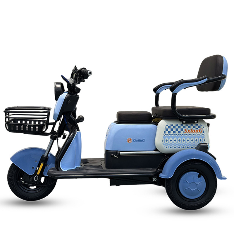 High quality 3 wheel Customized Cargo Tuk Digital Display Passenger Adult Scooter tricycle electric for Sale