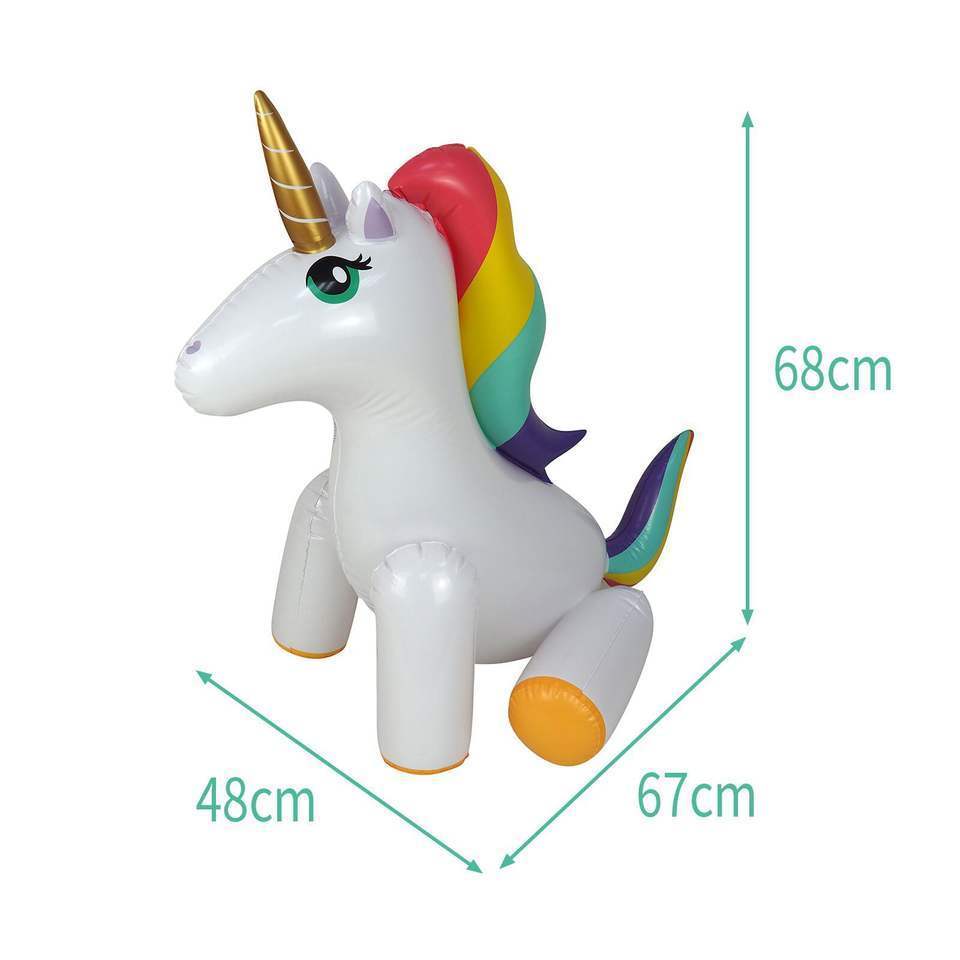 Hot Sale PVC Inflatable Water Spray Unicorn Inflatable Animal Water Accessories Toys For The Lake Funny Inflatable Pool Toy