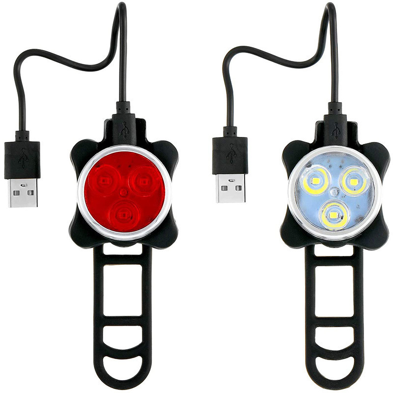 Hot Selling power bank function usb rechargeable safety easy mount led turning signal bike lights