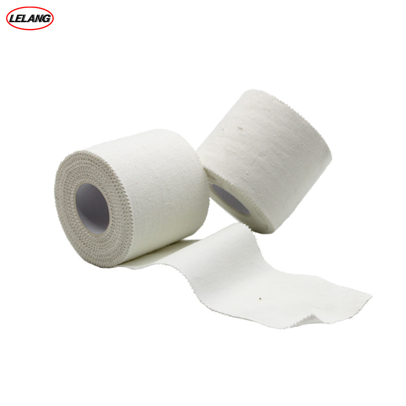 Custom Service Breathable Cotton white sport tape safeguard gauze sports Athletic Cloth Tape Soccer Football sports tape