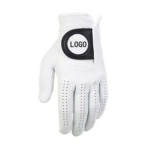 Manufacturers Wholesale Indonesian Lambskin White Leather High Performance Comfortable Soft Men's Golf Gloves