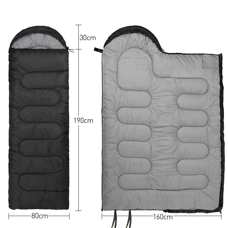 China Custom Lightweight Waterproof Adults Kids Camping Sleeping Bag Camping Gear Equipment for Traveling in stock