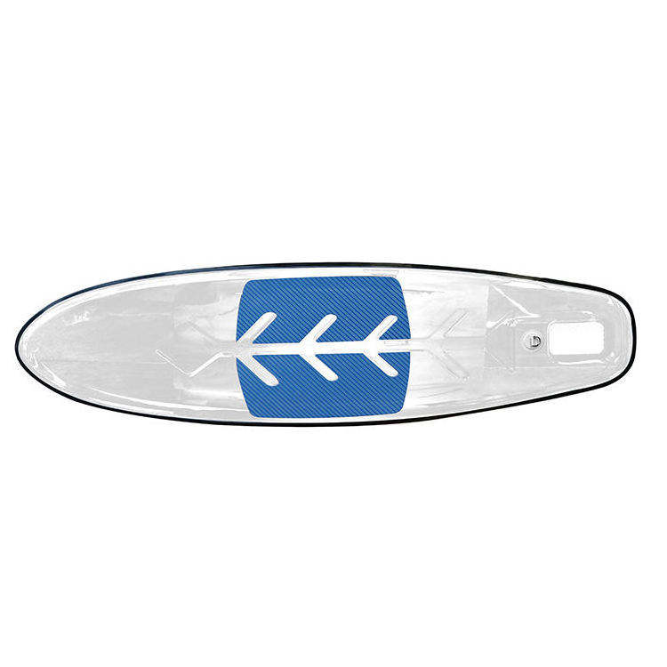 2023 New Design Fashion Beach Vacation Transparent Kayak Clear Stand Up Surfboard