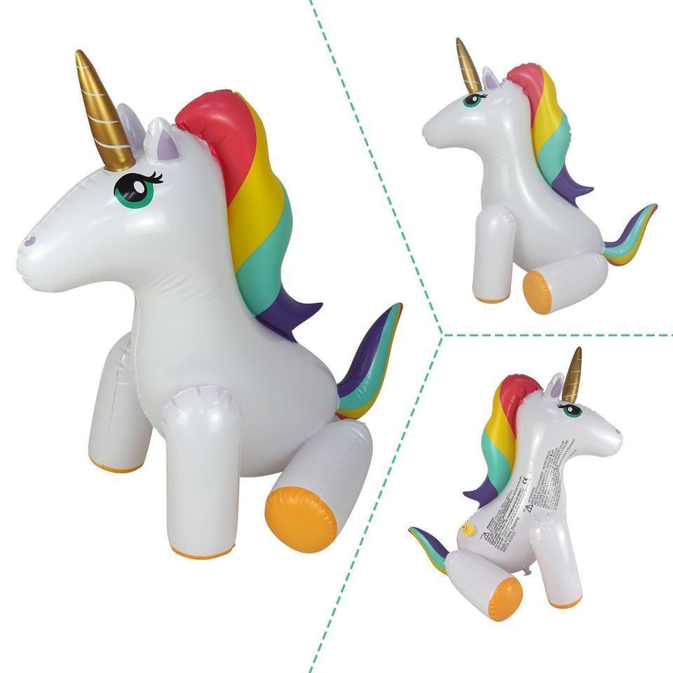 Hot Sale PVC Inflatable Water Spray Unicorn Inflatable Animal Water Accessories Toys For The Lake Funny Inflatable Pool Toy