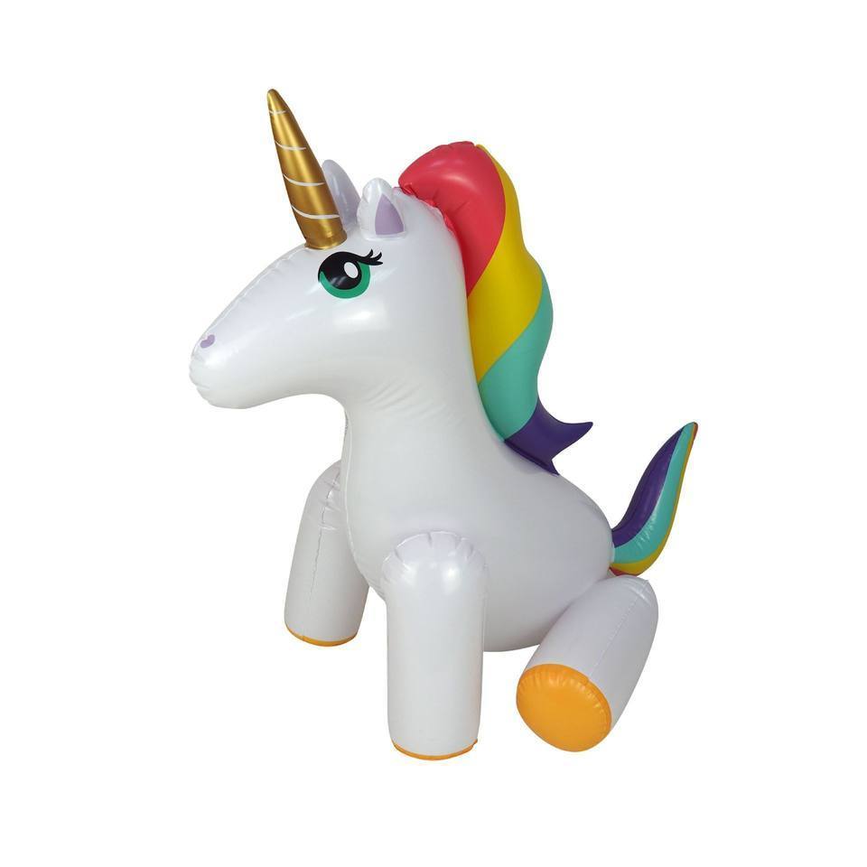 Hot Sale PVC Inflatable Water Spray Unicorn Inflatable Animal Water Accessories Toys For The Lake Funny Inflatable Pool Toy