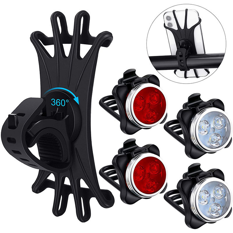 Hot Selling power bank function usb rechargeable safety easy mount led turning signal bike lights