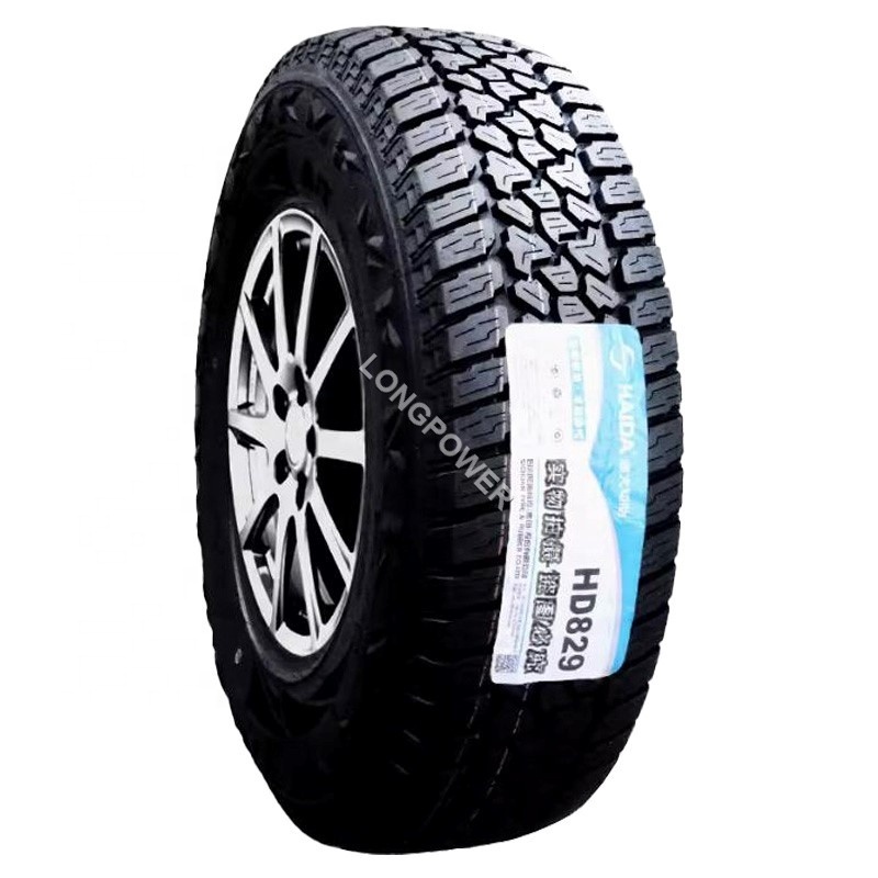 New arrival 265/65R17 AT 4*4 all season SUV mud terrain 17 offroad pcr truck tires 4x4 HAIDA brand HD829 16