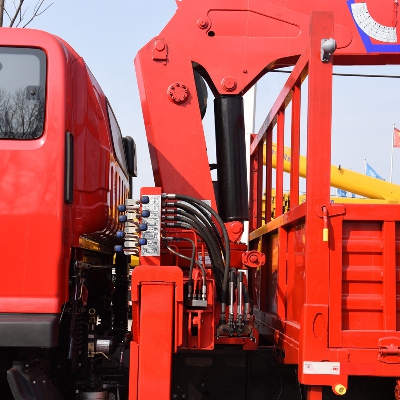 14 Ton Lorry Crane dump truck with mounted cranes mini lifting hydraulic truck cranes