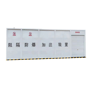 Prefabricate Container Gas Diesel Gasoline Fuel Filling Skid Station Refuel Tank Station