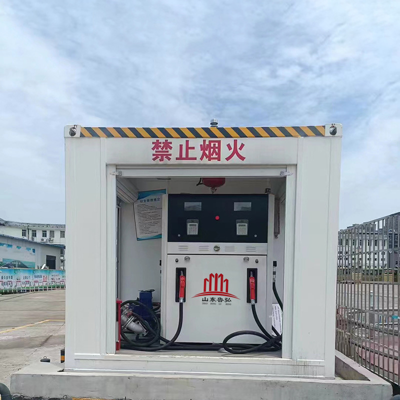 Luhong Intellect Explosion-Proof Barrier Skid Mounted Mobile Lpg Petrol Container Mini Filling Station For Vehicle Filling