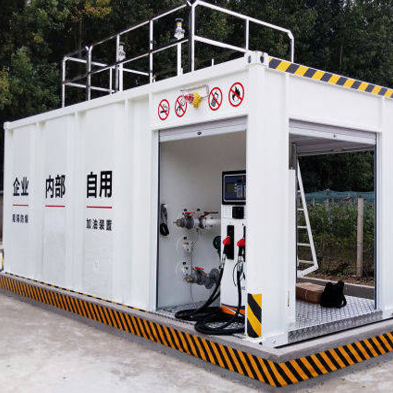 Portable Container Customizable Mobile Prefabricated Explosion-Proof Fuel Station For Sale