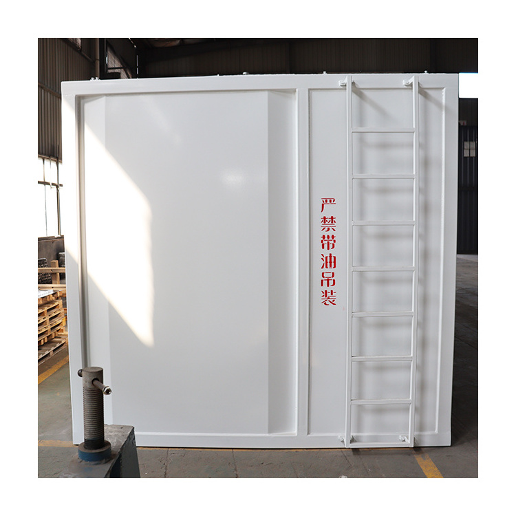 Prefabricate Container Gas Diesel Gasoline Fuel Filling Skid Station Refuel Tank Station