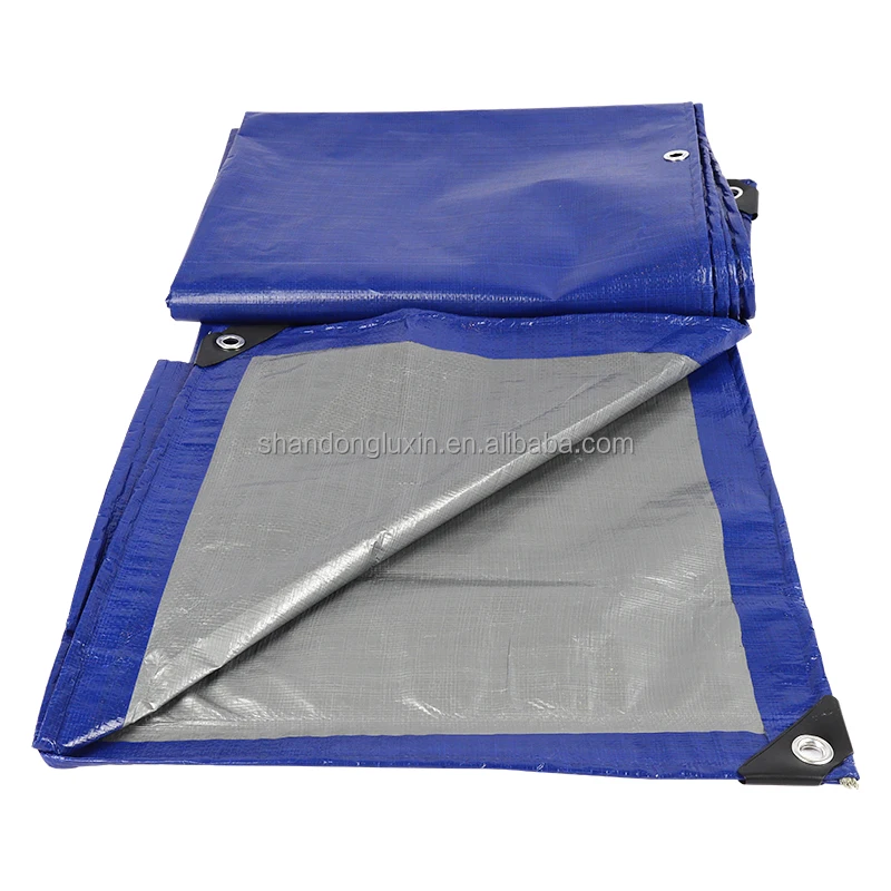 Woven Coated PE Tarpaulin Polyethylene Fabric Camping Outdoor Shelter Sunproof Waterproof Poly Tarps Tarpaulins