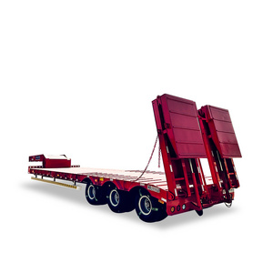 Heavy Duty Aorong 4 axle 80-120Ton 100 120 tons lowbed lowboy low bed trailer