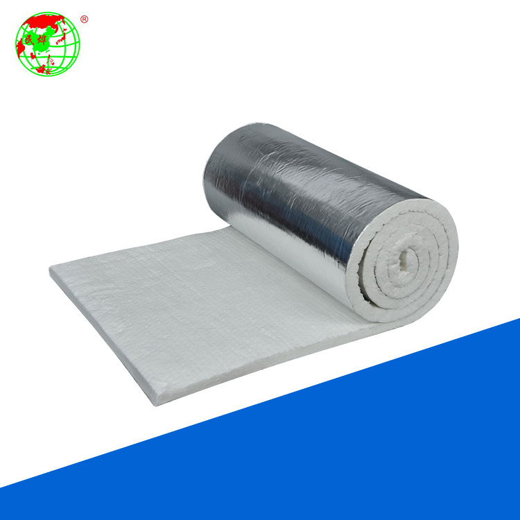 Aluminum silicate ceramic fiber blanket insulation for high temperature steam pipe