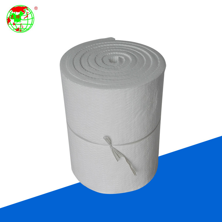 Aluminum silicate ceramic fiber blanket insulation for high temperature steam pipe