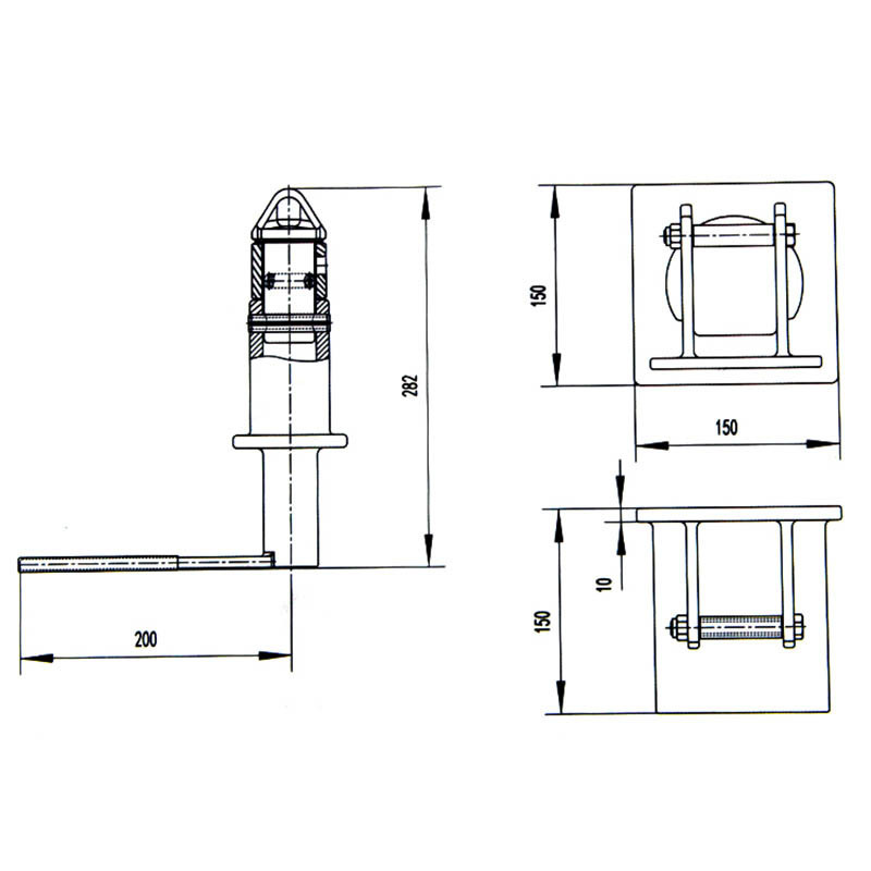 Heavy Duty Semi-Trailer Container Lock Parts All Sizes Auto Container Twist Lock For Trailer