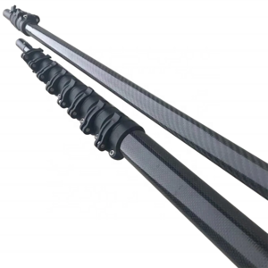 45 feet carbon fiber telescopic pole carbon fiber pole price carbon fiber pole telescopic