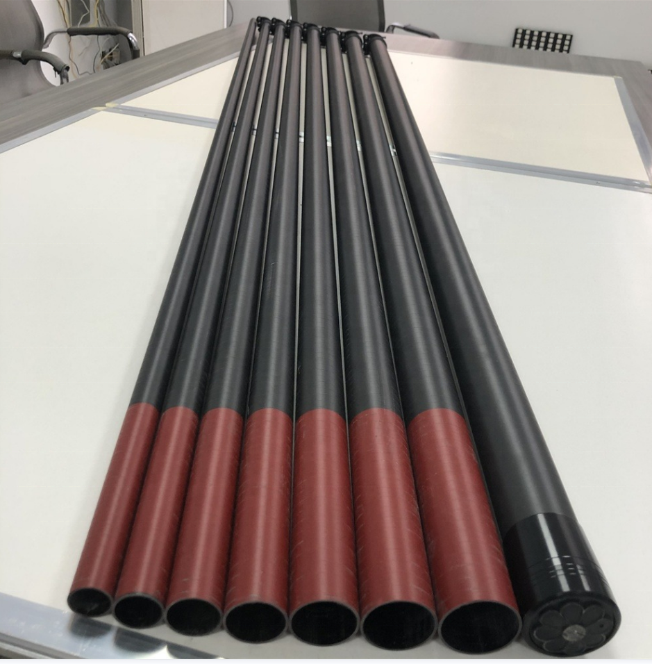 Customized carbon fiber tube telescopic tube pole carbon fiber ladder