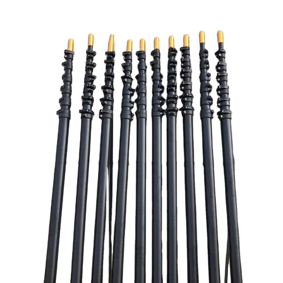 45 feet carbon fiber telescopic pole carbon fiber pole price carbon fiber pole telescopic