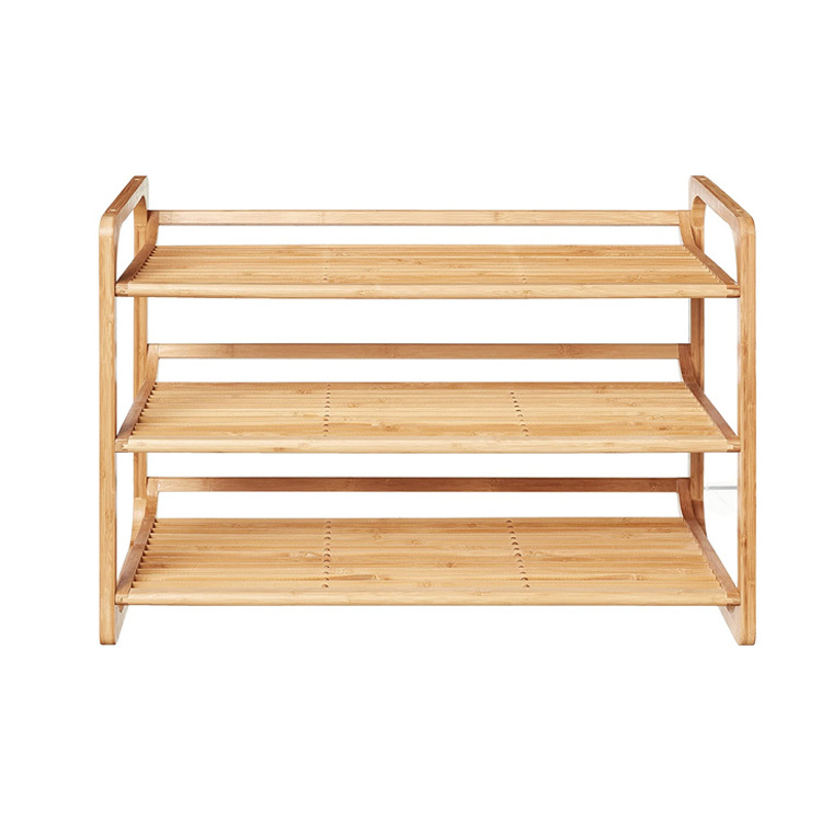 Modern shoe cabinet living room furniture  organizer display racks  wooden light shoes shelf bamboo shoe racks