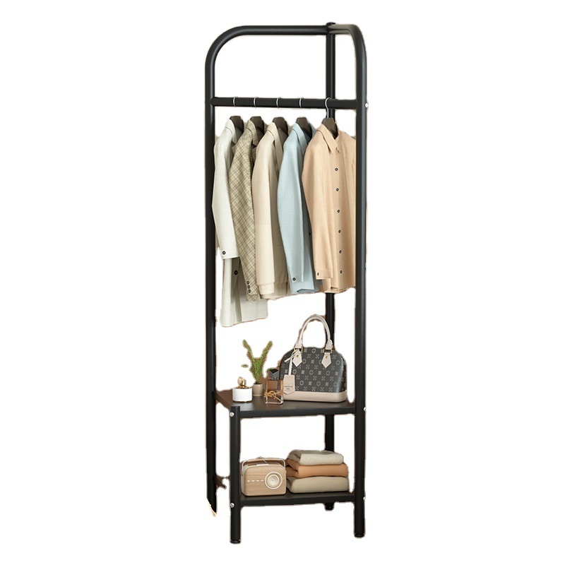 Fashion Design Double Pole Clothes Hanger Laundry Coat Stand Metal Adjustable Double Pole Clothes Hanger Coat Rack