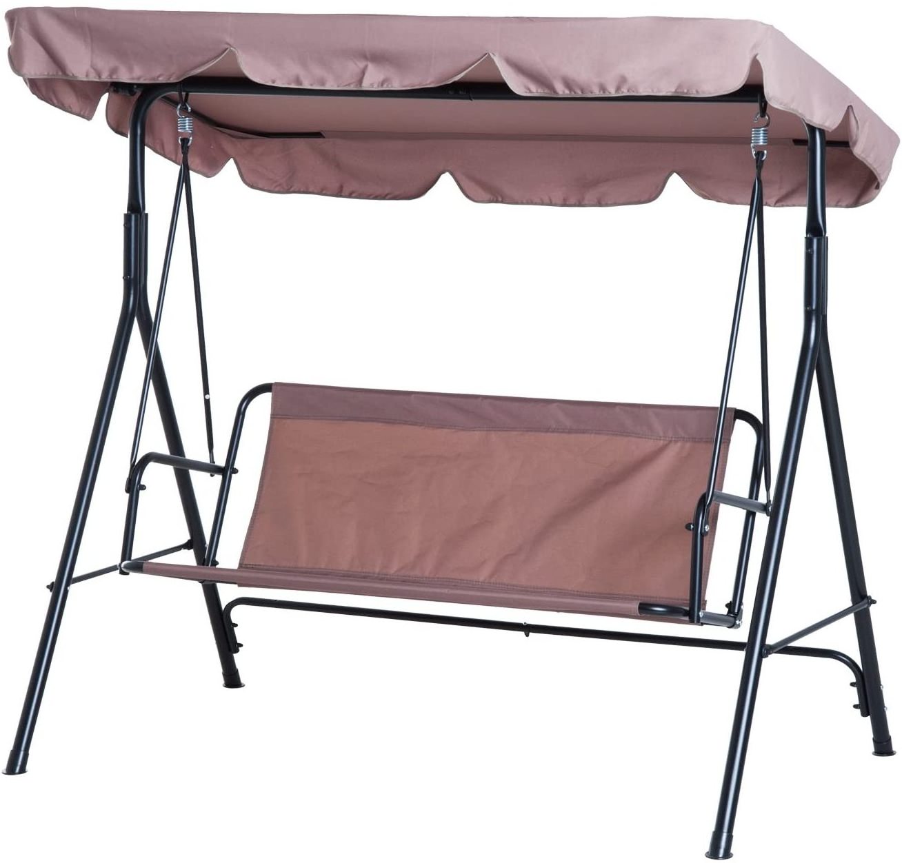 3-Person Outdoor Patio Canopy Swing Chair