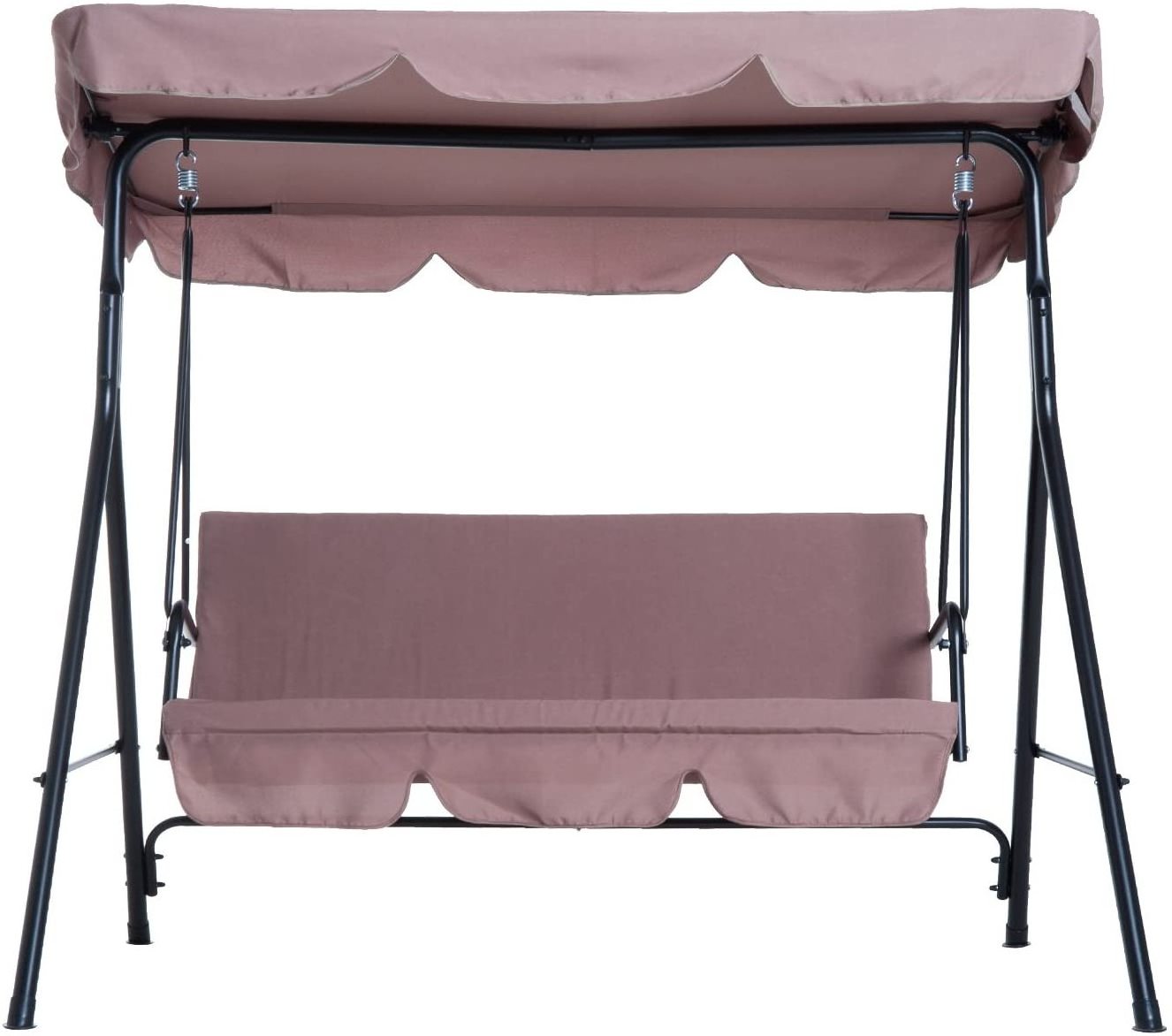 3-Person Outdoor Patio Canopy Swing Chair